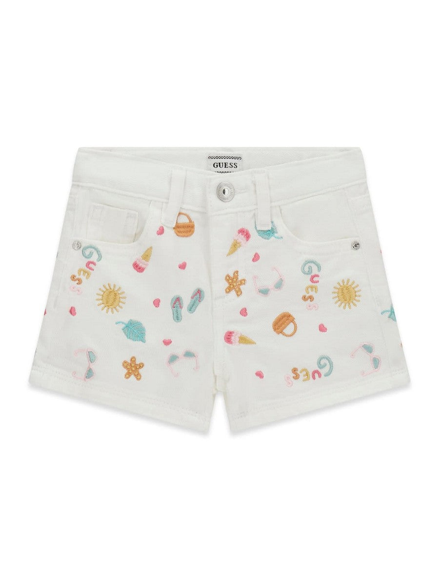 GUESS Pantaloncino K6GD09 WH630