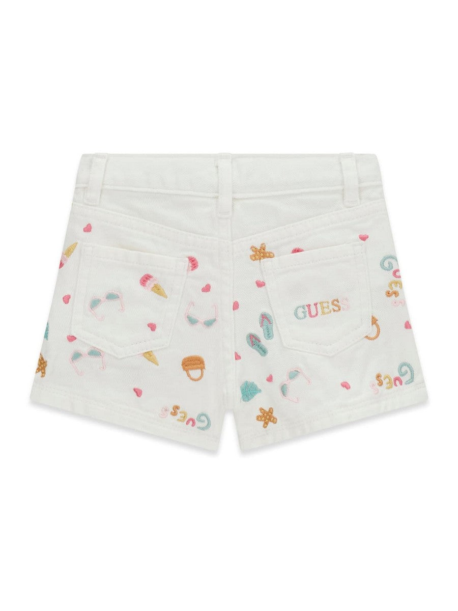 GUESS Pantaloncino K6GD09 WH630