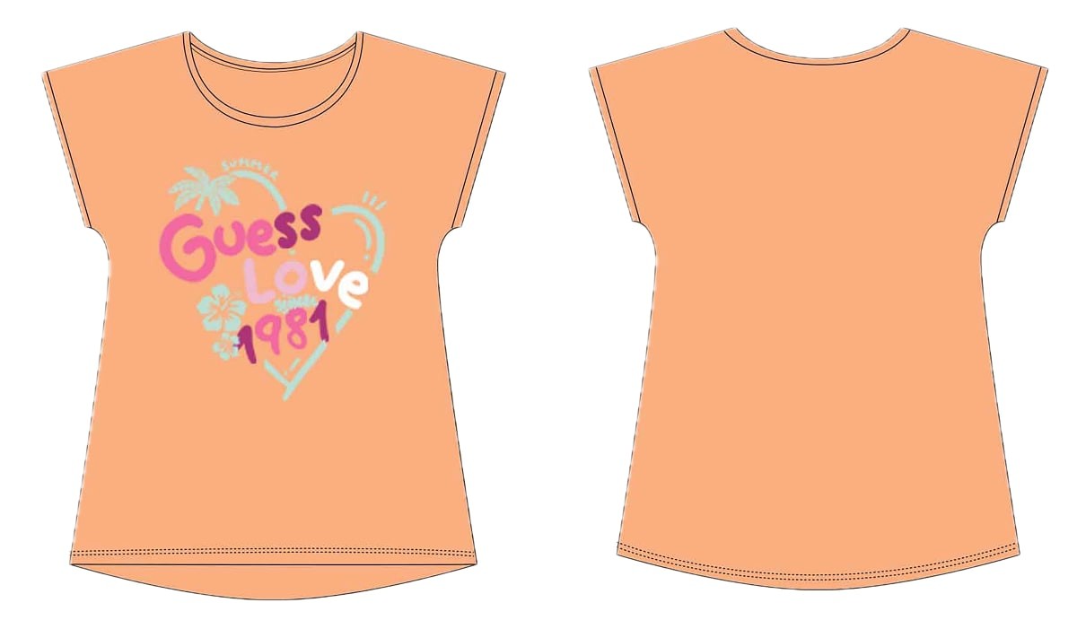 GUESS T-shirt K6GI03 K6YW4